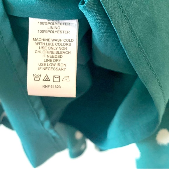 Green Polka Dot Dress - Picture 8 of 8